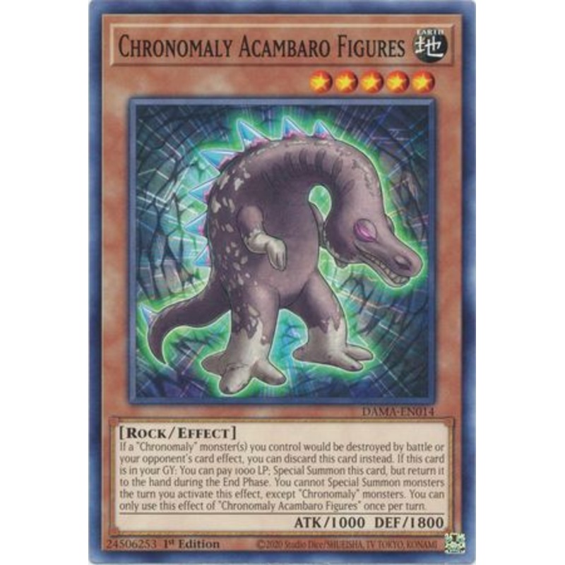 Chronomaly Acambaro Figures DAMA-EN014 Common Yu-Gi-Oh Card (Dawn of Majesty)