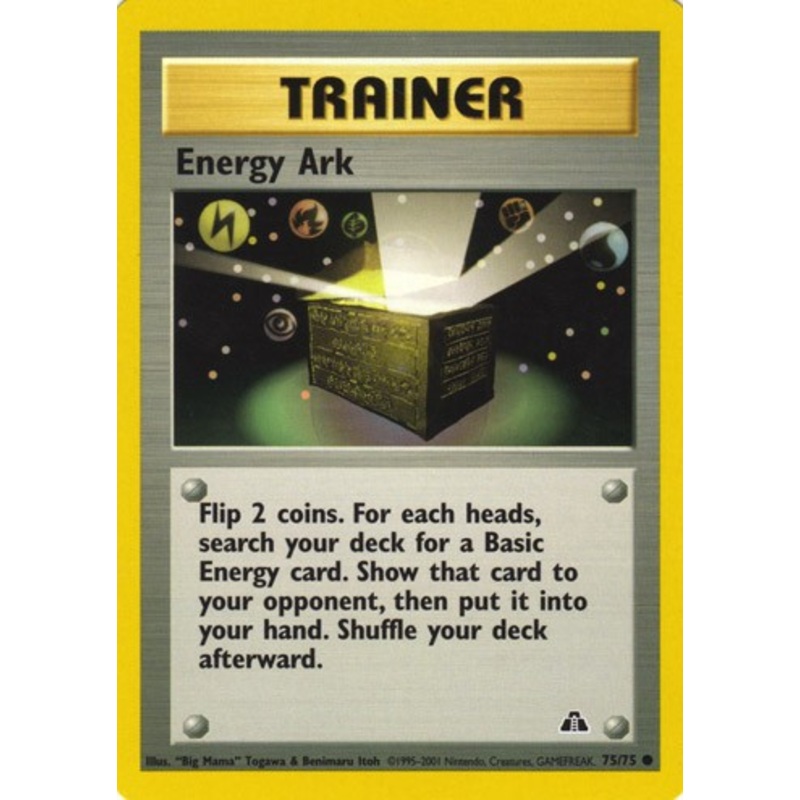 Energy Ark 75/75 Uncommon Trainer Card (Neo Discovery)