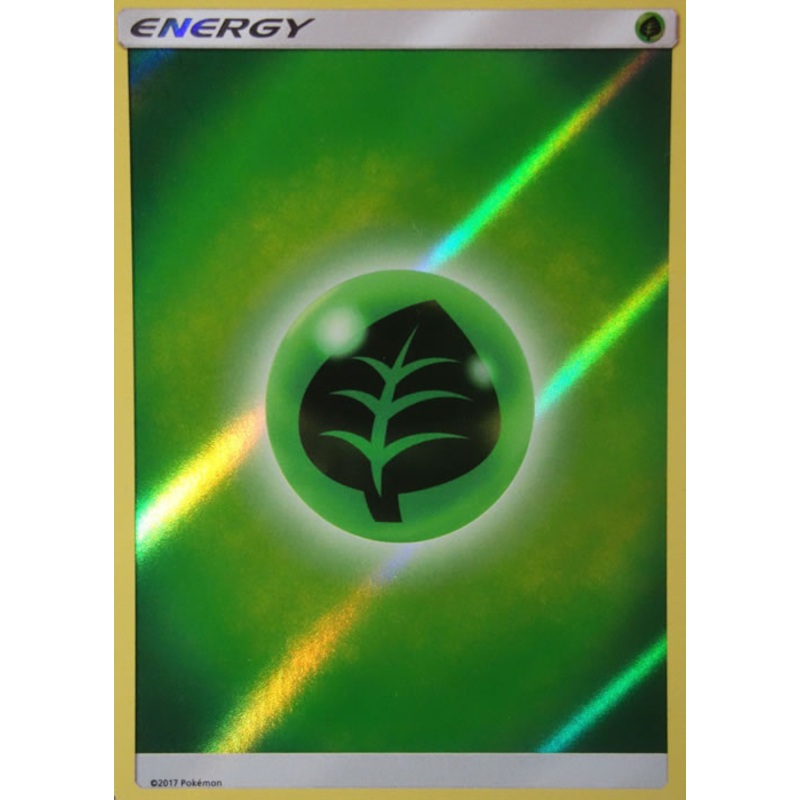 Leaf Energy Holofoil Pokemon Card (Dragon Majesty)