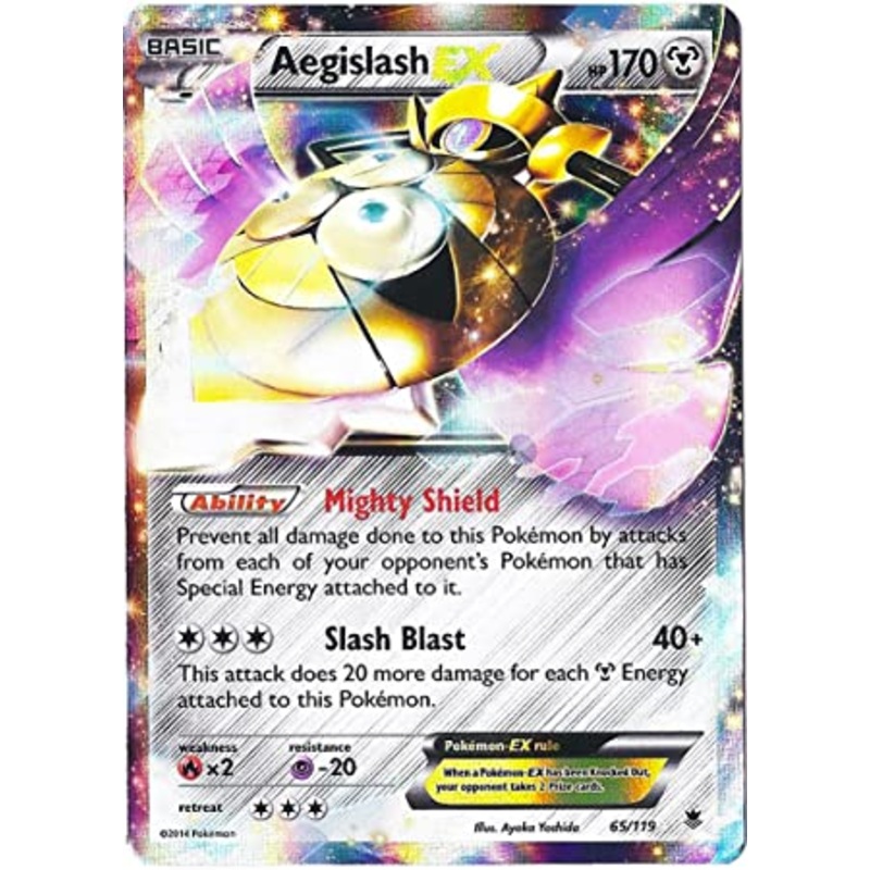 Aegislash EX 65/119 Ultra Rare Pokemon Card (XY Phantom Forces)