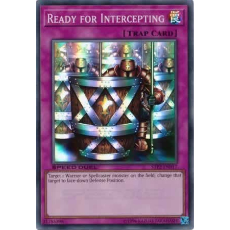 Ready for Intercepting STP2-EN017 Super Rare Yu-Gi-Oh! Card (SD Tournament Pack 2)