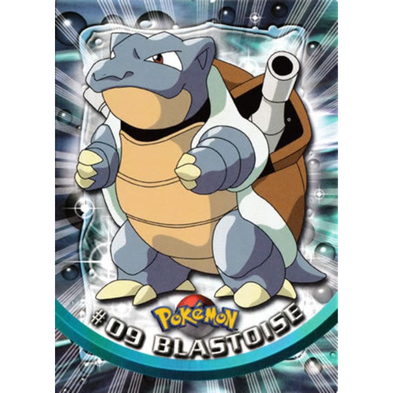 Blastoise #9 Topps Series 1 Pokemon Card