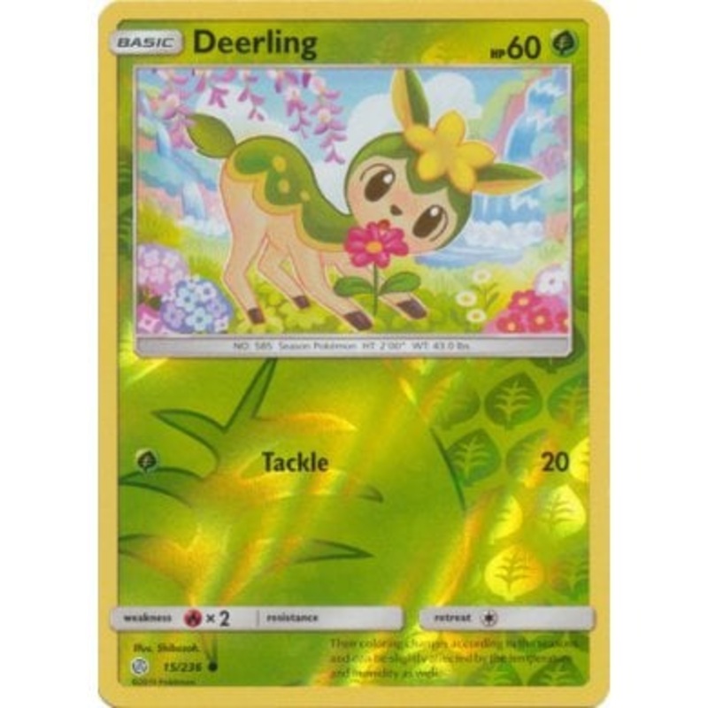 Deerling 15/236 Common Reverse Holo Pokemon Card (Cosmic Eclipse)