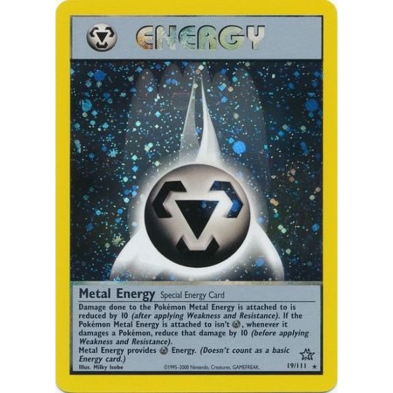 Metal Energy 19/111 Rare Holo Pokemon Card (Neo Genesis)