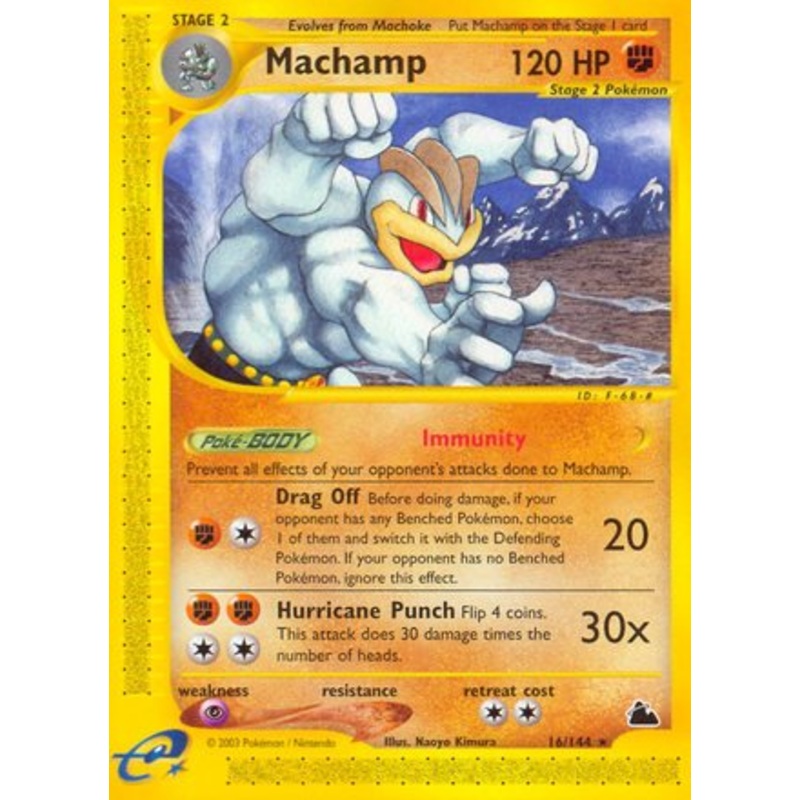 Machamp 16/144 Rare Pokemon Card (Skyridge)
