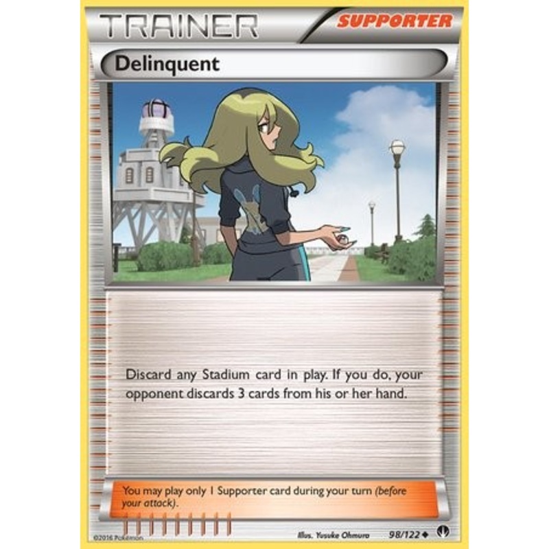Delinquent 98/122 Uncommon Pokemon Card (XY BREAKpoint)