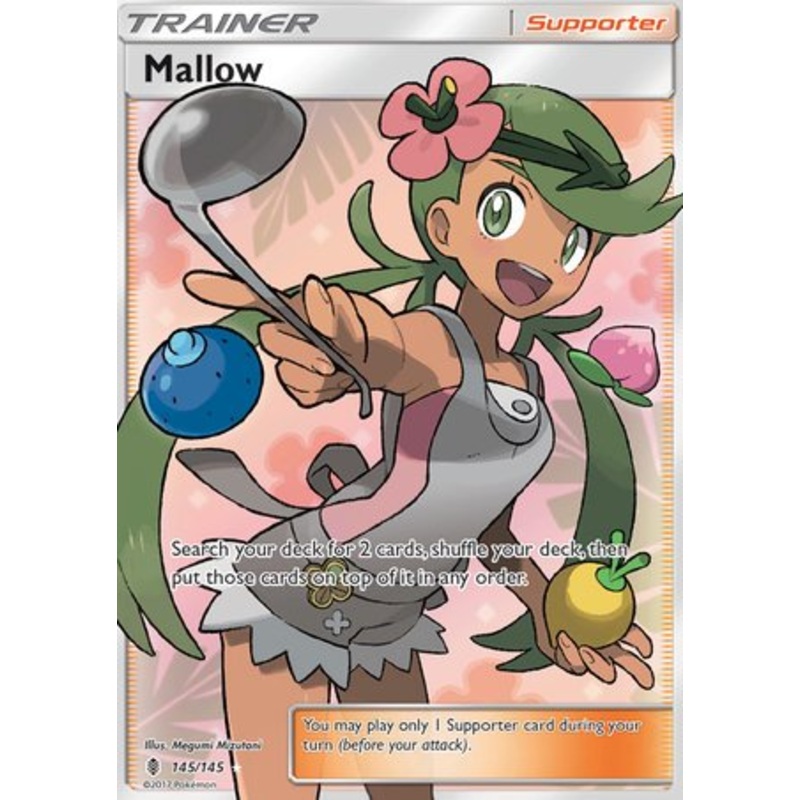Mallow 145/145 Ultra Rare Pokemon Card (Guardians Rising)