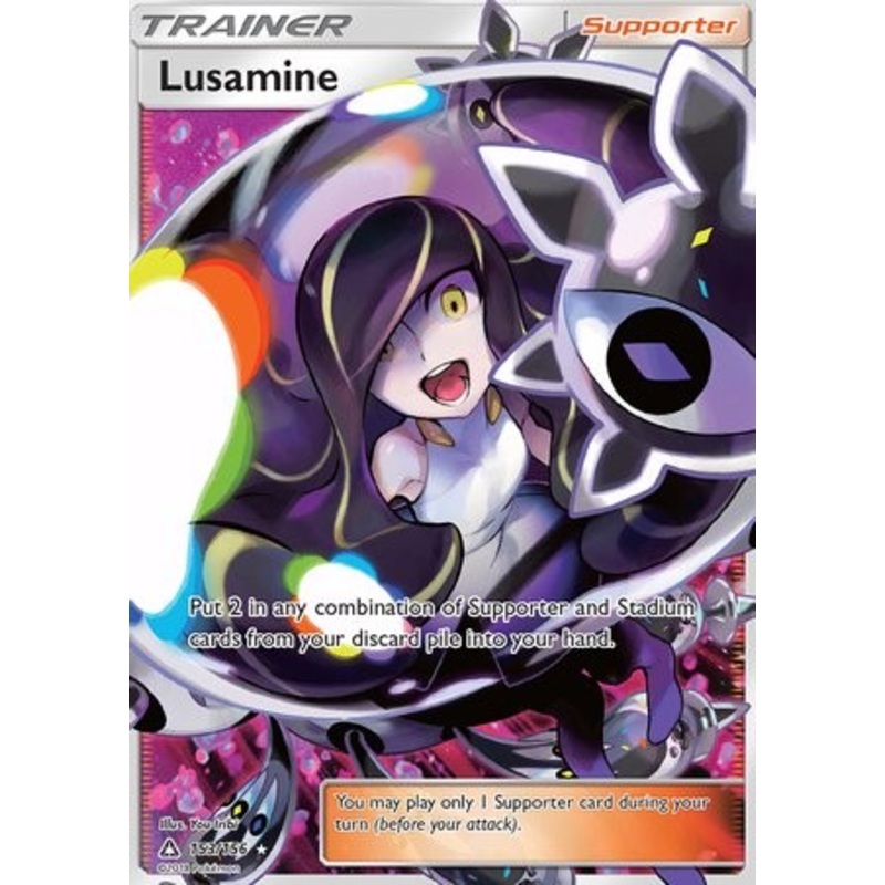 Lusamine 153/156 Full Art Supporter Card (Ultra Prism)