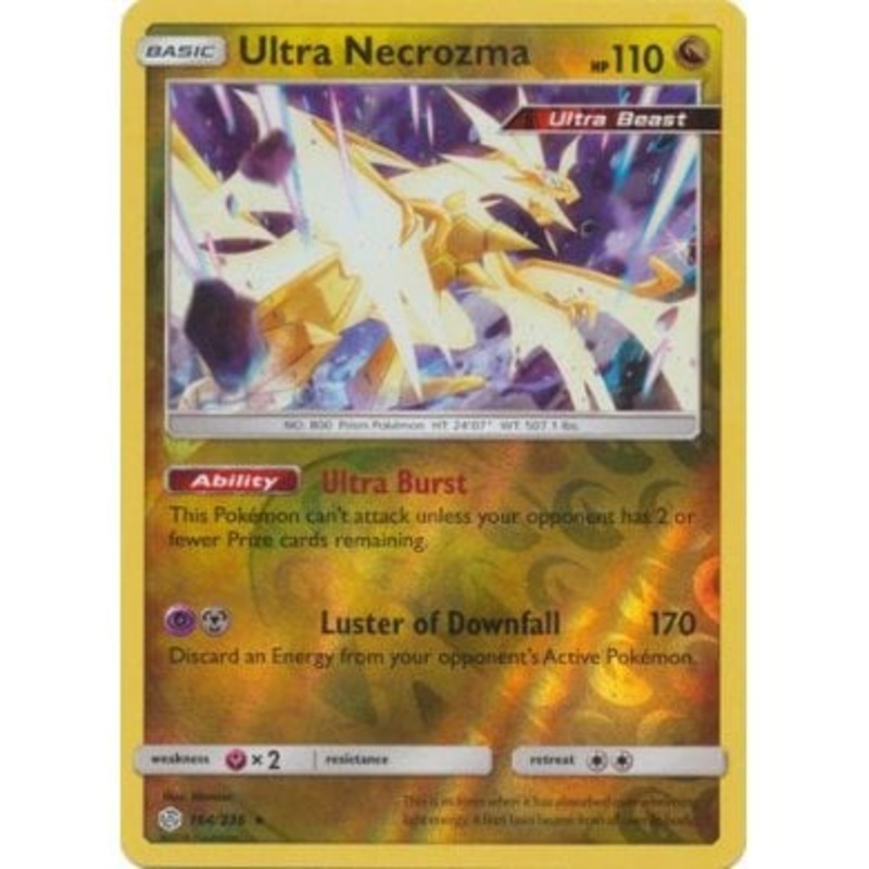 Ultra Necrozma 164/236 Rare Holo Reverse Holo Pokemon Card (Cosmic Eclipse)