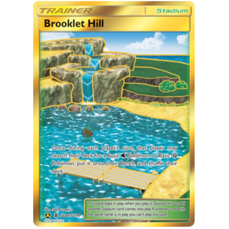 Brooklet Hill SV88/SV94 Secret Rare Pokemon Card (Hidden Fates)