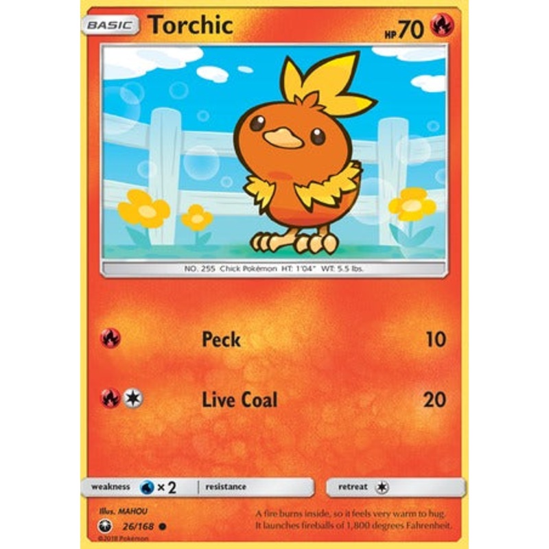 Torchic 26/168 Common Pokemon Card (Celestial Storm)